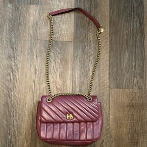 Henri Bendel 712 Convertible Shoulder Bag in Oxblood (burgundy/red)
